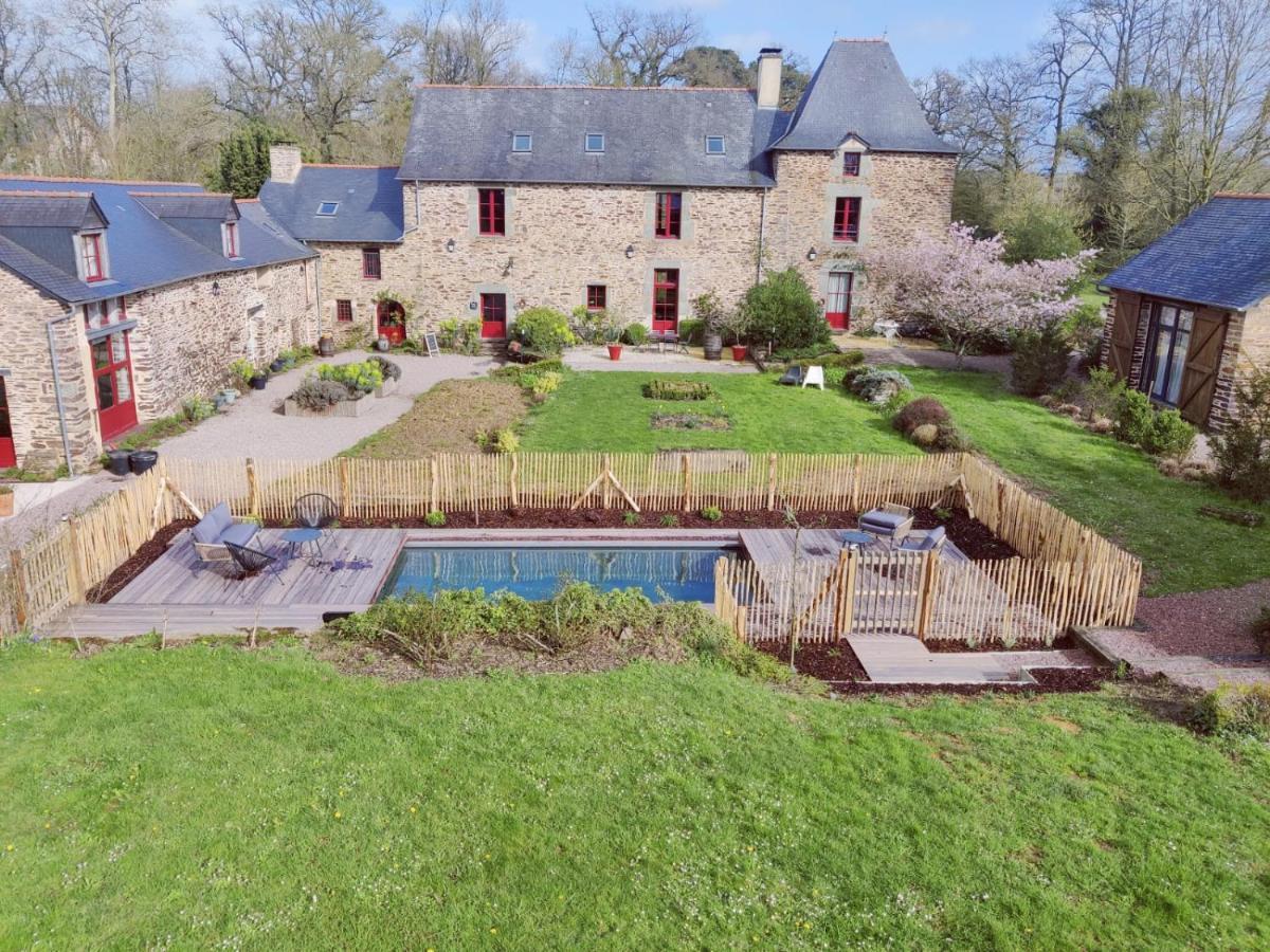Manoir Le Courtillon Le Pont Rean ภายนอก รูปภาพ